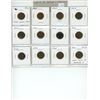 Image 1 : Lot of 12 Canadian George V Small Cents 1920 to 1936. Includes 1920, 1921, 1927, 1928, 1929, 1930, 1