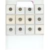 Image 2 : Lot of 12 Canadian Silver 5 Cents 1891 to 1919. Includes 1891, 1899, 1902, 1904. 1906 Narrow Date, 1