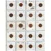 Image 1 : Lot of 20 Uncirculated Canadian Small Cents 1952 – 2002P. Includes 1952, 1953 No Shoulder Fold, 1954