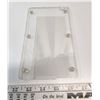 Image 2 : Hard Plastic Holder for housing Canadian and American regular sized paper money. New.