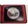 1052  1975 Canadian Silver Dollar. Commemorates the 100th Anniversary of Calgary. Specimen. Bright White. 