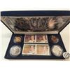 Image 2 : 1953 – 2003 Queen Elizabeth II Coronation Coin & Stamp Set. Includes 4 different Canadian coins and 