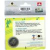 Image 2 : Vancouver 2010 Olympic Winter Games Coin Sport Card Alpine Skiing 25 Cents with Painted Leaf Dated 2