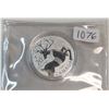 Image 1 : 2012 Magical Reindeer Silver $20. .9999 pure silver. Specimen. Bright White. In hard plastic holder.