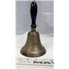 Image 2 : School bell, brass or bronze (cracked and brazed)