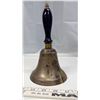 Image 4 : School bell, brass or bronze (cracked and brazed)
