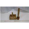 Image 1 : Wooden potato masher (from late 1800’s) and butter mold