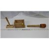 Image 4 : Wooden potato masher (from late 1800’s) and butter mold