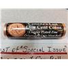 Image 2 : 2012 One cent coin roll 'copper plated steel' Canada's last one cent coins