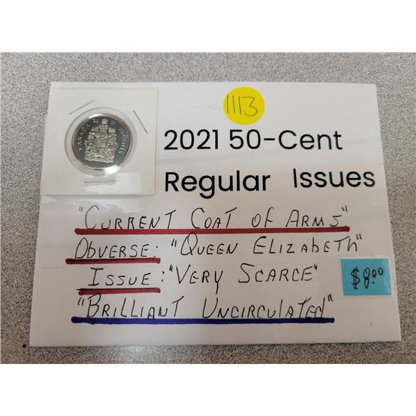 2021 50¢ fifty cent piece