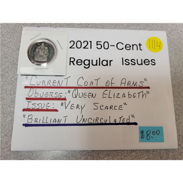 2021 50¢ fifty cent piece