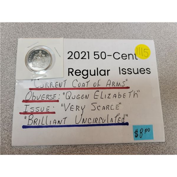 2021 50¢ fifty cent piece