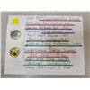 Image 1 : Lot of 2 commemorative Canadian coins - 2021 50¢& 1945-2020 First ever color loonie