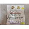 Image 1 : 2 commemorative Canadian loonies - United Nations Charter Signing 1945-2020 first ever color loonie 