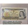 Image 2 : 1973 Canada $1.00 note Crow-Bouey signatures
