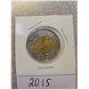 Image 2 : 2015 John McRae WWI poem in Flander's Fields  Canadian toonie
