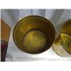 Image 3 : 3 Brass Planters