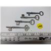 Image 1 : 4 Vintage Skeleton Keys
