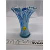 Image 1 : Blue Swirl Glass Vase