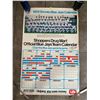 Image 1 : Toronto Blue Jays 1978 calendar poster  (24x36”)