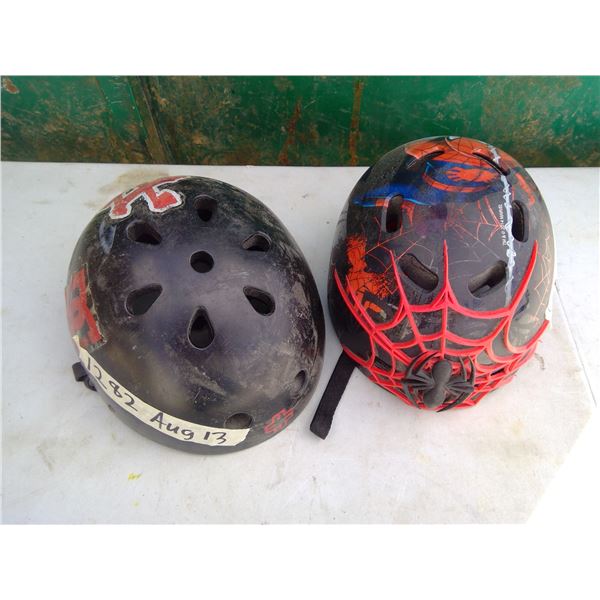 2 Kid's Skateboard/Bike Helmets