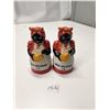 Image 5 : Pair Vintage Black Americana Salt & Pepper Shakers