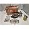 Image 1 : Coleman Model N 4A Instant Lighting Iron W/ Can +  Trivet + Manual + Box