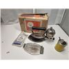 Image 3 : Coleman Model N 4A Instant Lighting Iron W/ Can +  Trivet + Manual + Box