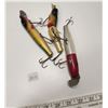 Image 1 : (3) Vintage Fishing Plugs 6" Long (1- Is Jointed)