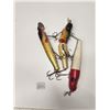 Image 3 : (3) Vintage Fishing Plugs 6" Long (1- Is Jointed)