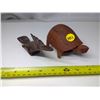 Image 1 : Carved Wooden Turtle and Bird