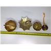 Image 2 : Lot of 4 Misc. Brass Items