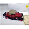 Image 2 : 2 Model Chevy Cars - 1931 Chevy Sports Cabriolet and 1933 Chevy 2 Passenger 5 Window Coupe (1:32)