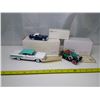3 Model Ford Cars - 1929 Ford Model A Cabriolet (1:32), 1958 Ford Edsel Citation (1:32), and 1956 Fo