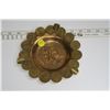 Image 1 : Copper South American Style Ash Tray w/ South American Coins on Rim