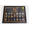 Image 2 : NHL Logo Pins - Framed