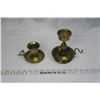 Image 2 : 2 Brass Candle Holders