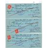 Image 1 : 1934 Auto club Payment Cheques BMO + 3 cent stamps
