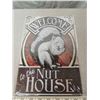 Image 1 : 8x 11 3/4 inch Aprox Tin Sign  Nut House