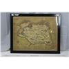 Image 2 : Province of Skyrim Map Framed - 30x25"