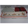 Image 3 : Christmas Theme Kitchen Linens - Table Cloths, Towels, Pot Holders, Etc.
