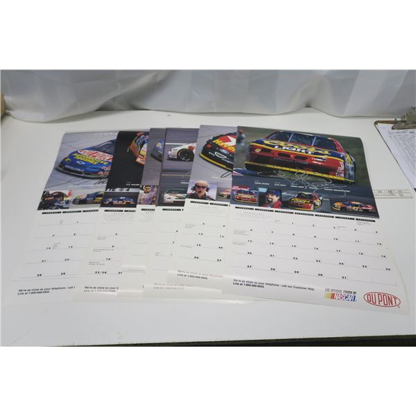 Dupont USA Nascar Calendars - 1995-99, 2001