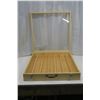 Image 2 : Display Case with Glass Window for Holding Coins, Cards, etc. - 24x24x5"