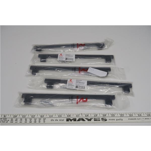 5 Cabinet Door Handles - Black