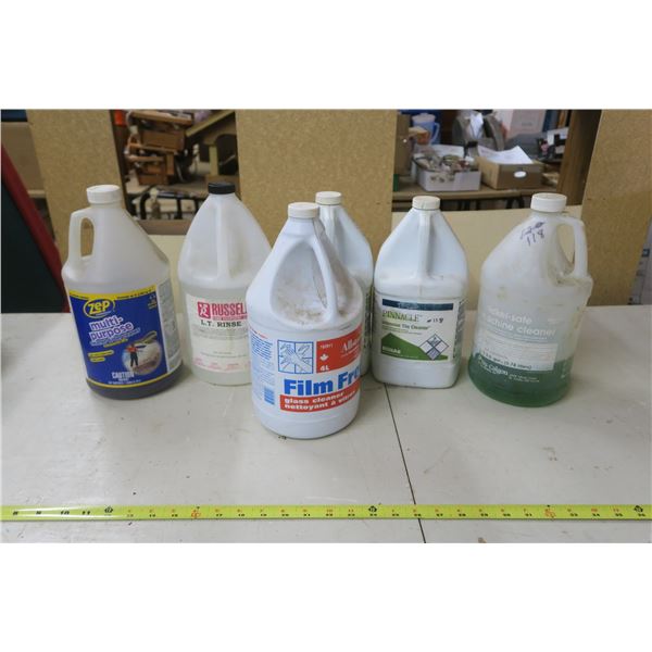6 Partial Jugs of Cleaners