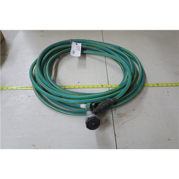 Roll of Garden Hose w/ Nozzle
