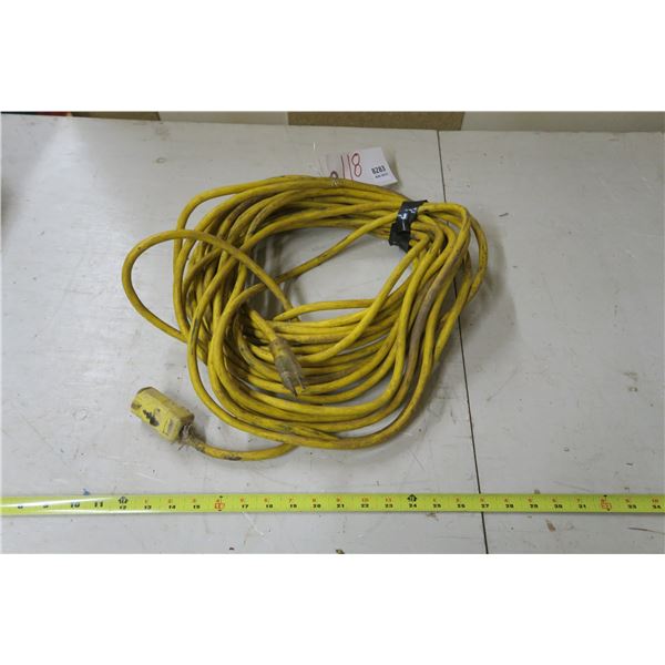 Yellow Extension Cord 25+ ft.