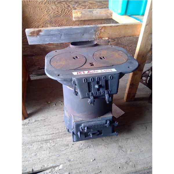 Antique Wood Stove - Dorco Laundry