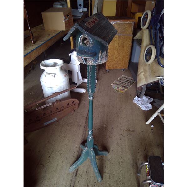 Bird House on Stand