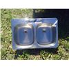 Image 1 : Double Sink  - 31 1/4" x 20 1/2" (Top) // 27" x 14 1/2" x 7" Deep (Bottom)